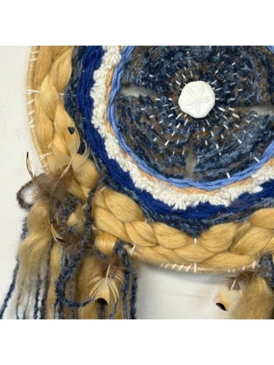 Vintage Woven Wool Mandala Dream Catcher - Picture 4 of 11